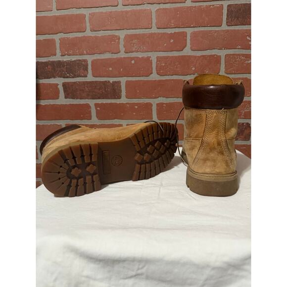 Timberland Men’s Leather Work Boots – Size 10.5 - Picture 6 of 7